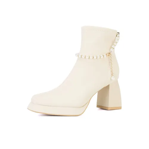Lanza Ботильоны Ecru Женские