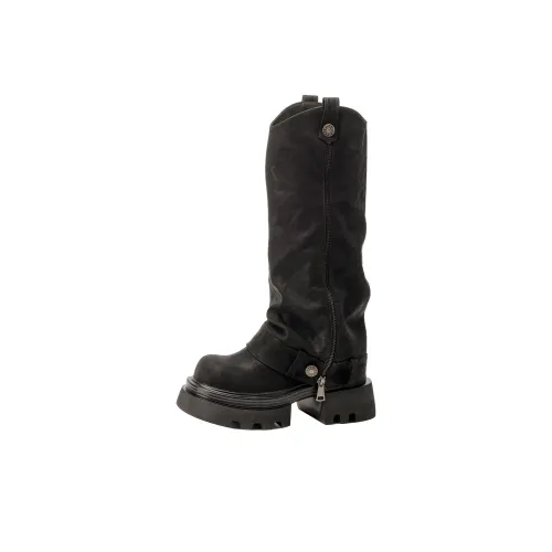 WALIBU Женские высокие сапоги на каблуке 5 см