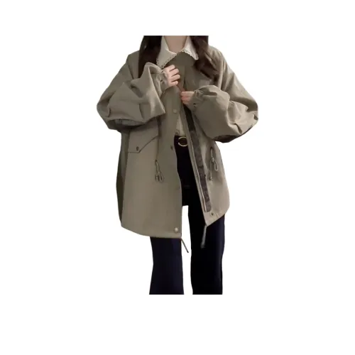 VENICEW Серый Зеленый (Включает наклейку бренда VN) Женские куртки