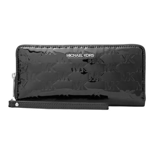 MICHAEL KORS Jet Set PU (полиуретан) Кошелек Большой Унисекс Черный