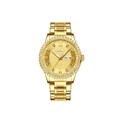 TISSELLY Кварцевый механизм ремешок из нержавеющей стали мужские часы многоцветный циферблат