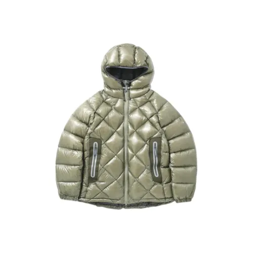 And wander Collaboration Fw25 Ромб Стич Пуховые куртки Толстовка 2 Пуховик Унисекс