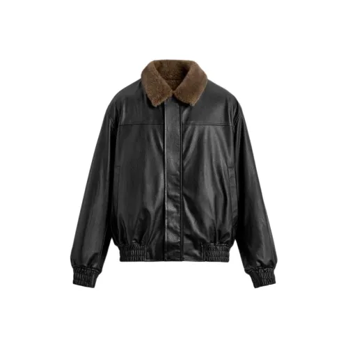 ZARA Мужские черные куртки