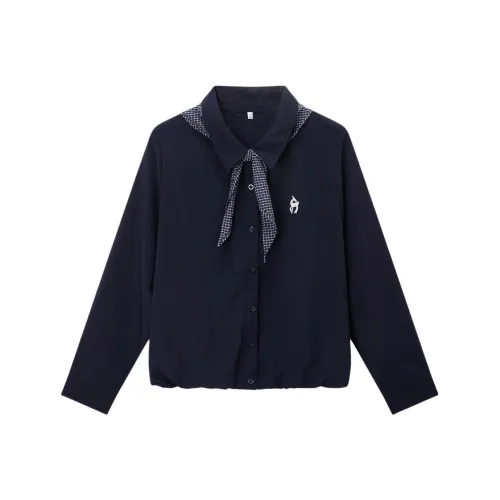 AIYIFU Темно-синие женские рубашки