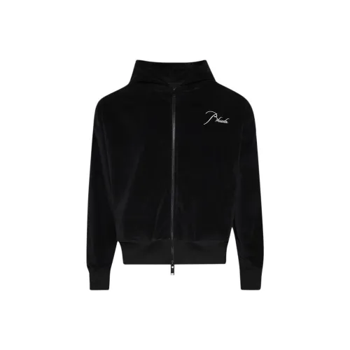 RHUDE Велюр CLASSIQUE ZIP UP Толстовка Куртки Пальто Мужской