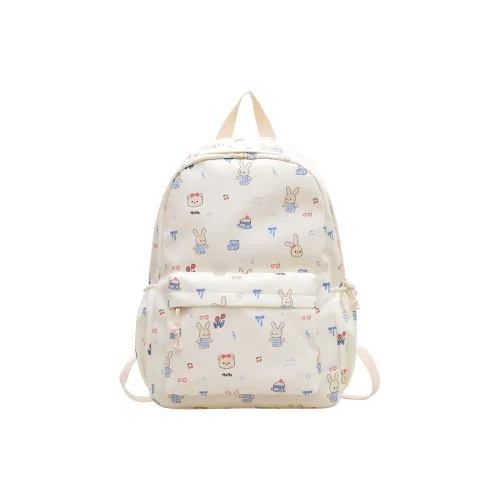 SAPANA STUDIO Nylon Backpack Standard Women's Ecru SAPANA STUDIO Найдон Рюкзак Стандартный Женский Экрю