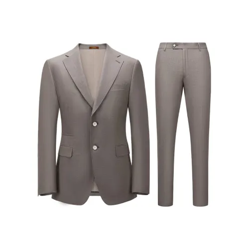 G·Mons Бизнес-костюм мужской лен коричневый