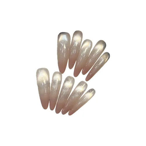 XIAMEIYU Ручной работы Премиум Feel Минималистский стиль Dense Кошачий глаз Nail Art 35 мм Фальшивый ногтевой дизайн