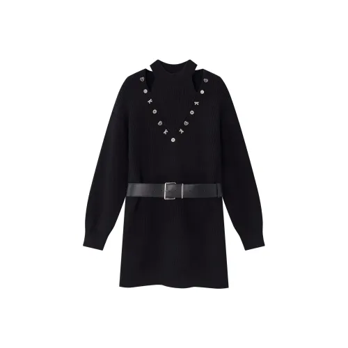 AIYIFU Длинное платье с длинными рукавами женское