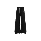 Черный с съемным тяжелым полотенцем и вышивкой