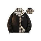 Черный & Бежевый плед