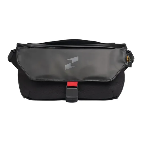 TAJEZZO 2,5L Crossbody сумка из ПВХ черная унисекс