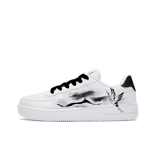 Erke Air Force One Устойчивые к истиранию Дышащие Низкие Кроссовки для скейтбординга Унисекс