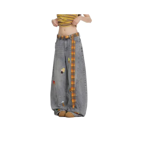 PANDA ADEVIL Blue Women's Jeans PANDA ADEVIL Синий Женские Джинсы