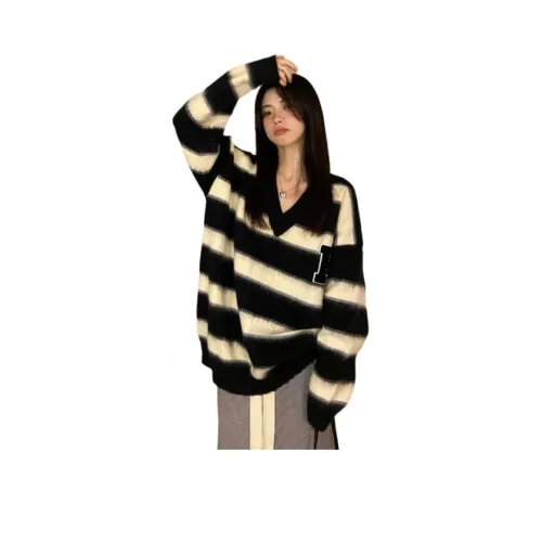 GUOZHEN Черный Женский Трикотаж