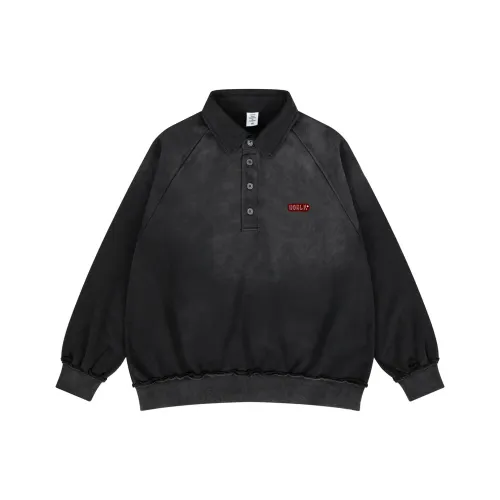 HOKLV Черный Унисекс Свитшоты