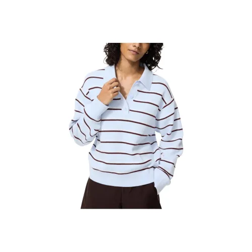 UNIQLO Светло-синий Женский Трикотаж