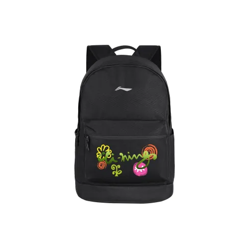 Лайнер Полиэстер Рюкзак Стандартный Унисекс Черный Four WAY Цветочный