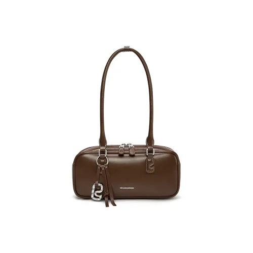 CNOLES Сумка через плечо из коровьей кожи стандартная женская шоколадно-коричневый