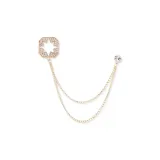 Брошь с шестиконечной звездой (золото)