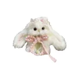 Розовый, соус, шерсть кролика