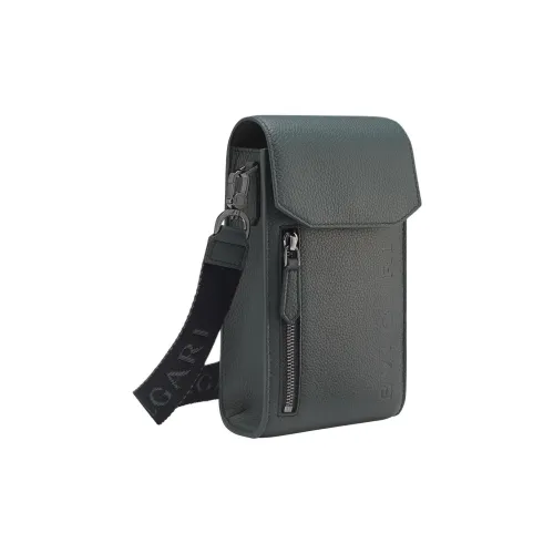 BVLGARI Телячья кожа Одно плечо Через плечо Клатч Мужской Серый