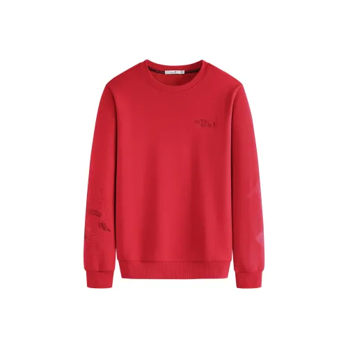 YULANGGONGWU Красный Мужской Свитшот