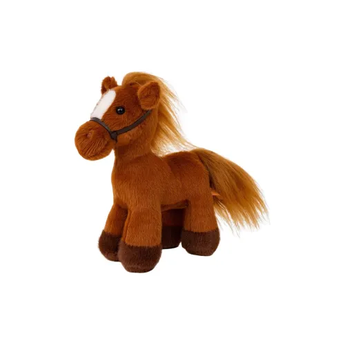 LELEYU Реалистичный Пони Плюшевая Кукла Кукла Плюшевая Кукла 25см 35см Длина Тела