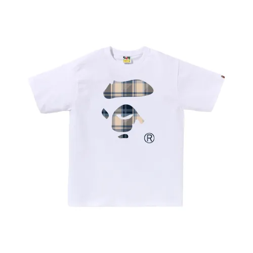 A BATHING APE Check Fw25 T Рубашка Мужская