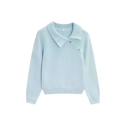 AIYIFU Синий Женский Трикотаж