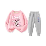 Розовый с цветком, серый элегантный, Минни, с флисовой подкладкой