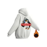 Бело-серый вереск, флисовая подкладка, пингвин, возвращаясь к ручке