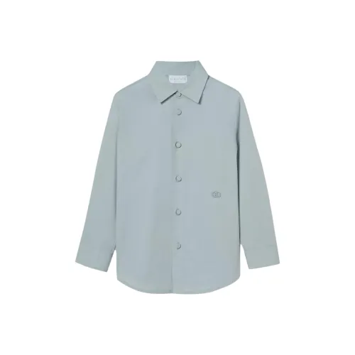 GUCCI Светло-синие KIDS Повседневные рубашки