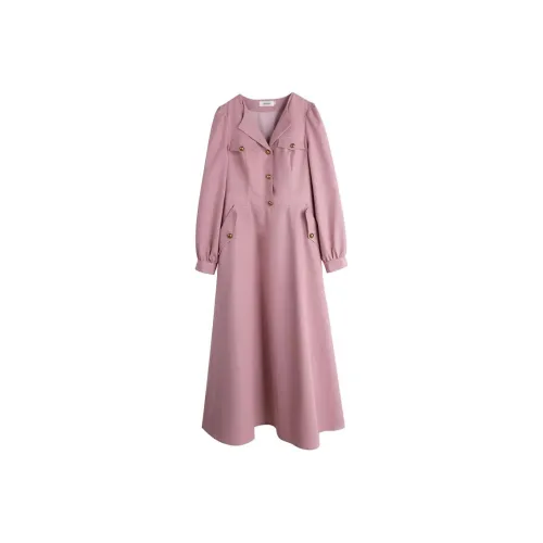 WEIYOU Длинное платье с длинными рукавами женское