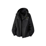 Чёрная куртка без подкладки