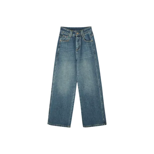 FOSS PHIL Темно-синий женский джинсы