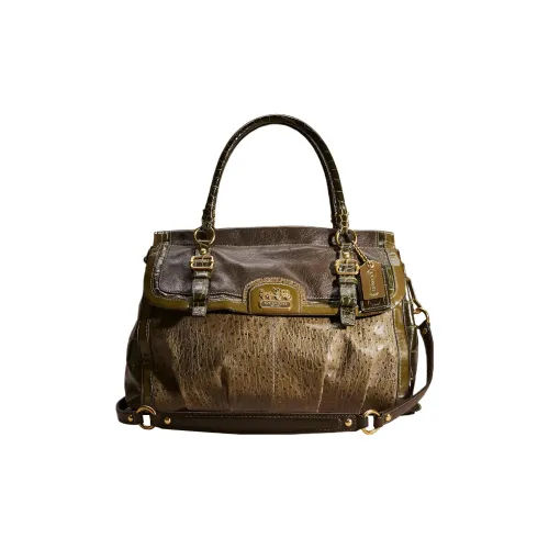 COACH Madison Кожа Доска Сумка через плечо Сумка Большая Женская Оливковая