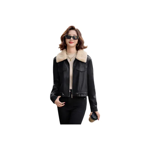 Куртка из кожи Kangaroo женская