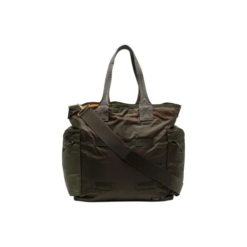 Портер Сумка через плечо с застежкой на кнопке Унисекс Оливково-зеленый