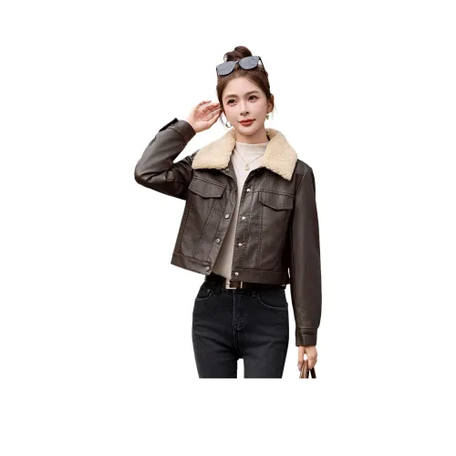 Куртка из кожи Kangaroo женская