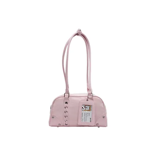 Bansusu ПУ (полиуретан) Сумка Сумка через плечо Стандартная Женская Белая Розовая Черная Серебряная