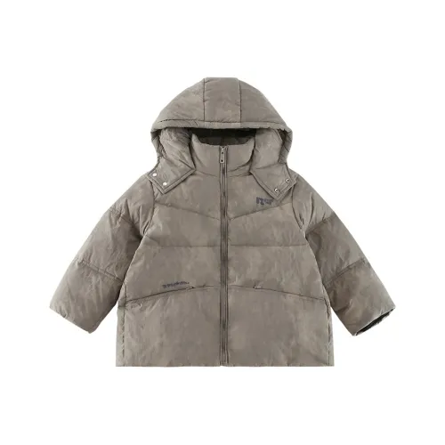 Puppytown Хаки Утолщенный Школьный возраст Пуховые куртки
