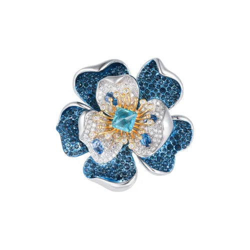 Фиолетовый медный сплав броши унисекс