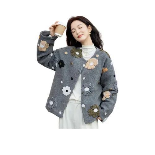 Dme Светло-серый Женский Пуховик