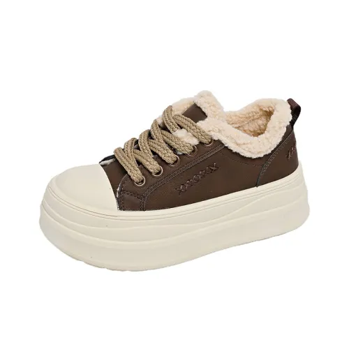 QINBU Утепленная обувь Термическая с увеличенной высотой устойчивая к истиранию и скольжению короткая сноубутсы