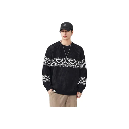 FAIRWHALE Темно-синие мужские свитеры