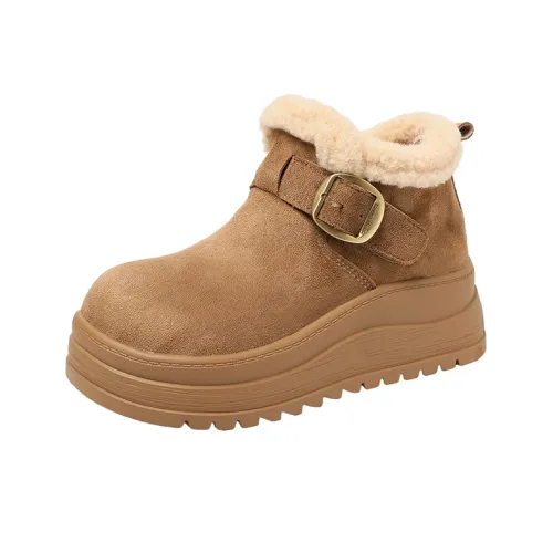 Wuji Термический Slip-resistant Короткие Снежные Ботинки Женские