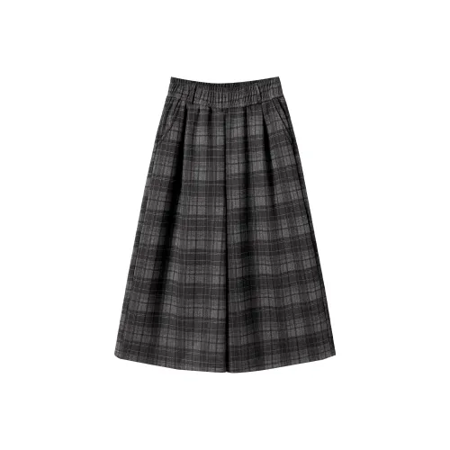 TOUCH Повседневные брюки Женские Черный Серый Клетка