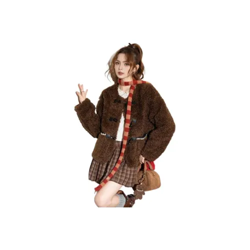 FAWENXIANGZI Вельвет Feel Пальто Женское