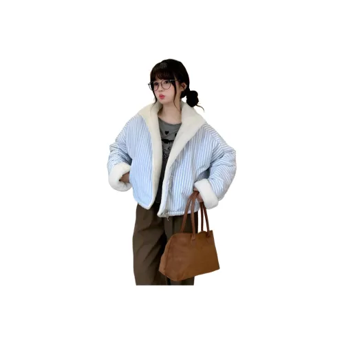 SKYA Синий Женские пуховики